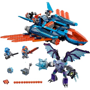 Lego set Nexo knights Clays falcon fighter blaster LE70351